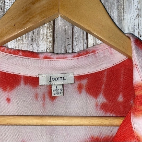 Jodifl Red Dye Oversized Blouse - Picture 5 of 5